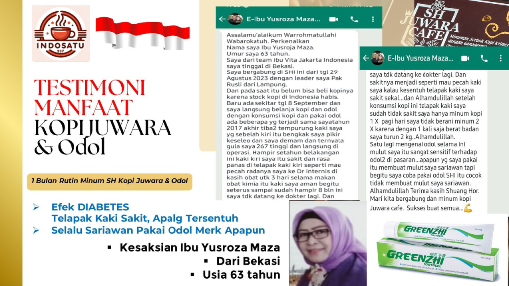 Setelah konsumsi kopi juwara dan memakai odol