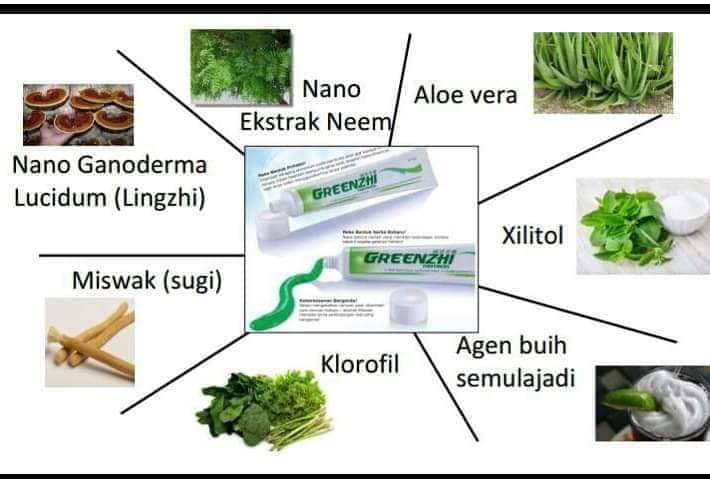 Kandungan Odol Greenzhi