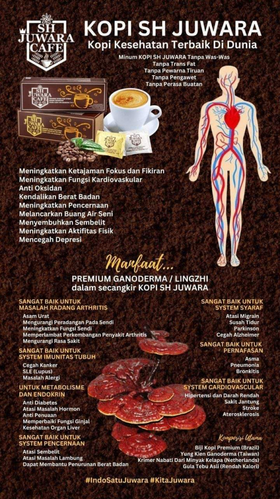 Manfaat yg akan dapatkan setelah minum kopi juwara secara rutin