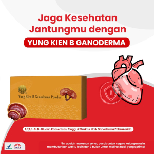 Yung Kien B Ganoderma menjaga kesehatan Jantung